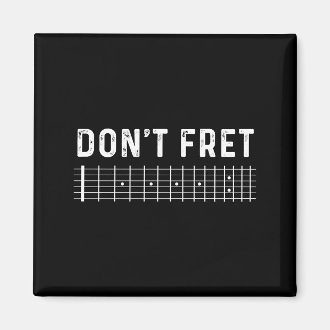 Imã Guitar Shirt Don't Fret Long Sleeve  (Frente)