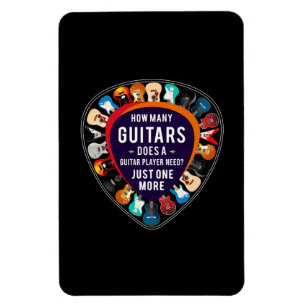 Ímã Guitarista Quantos Guitaristas Aniversário
