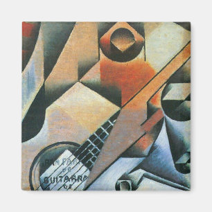 Imã Guitarra (Banjo) e Óculos, Juan Gris, Arte Antiga