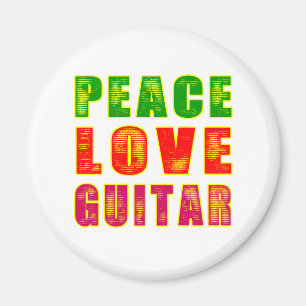 Imã Guitarra do amor da paz