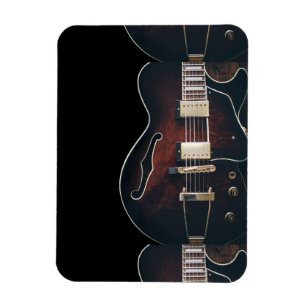 Ímã Guitarra Elétrica em Preto