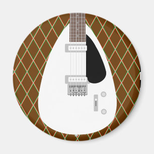 Imã Guitarra Elétrica Icônica em Forma de Lágrima