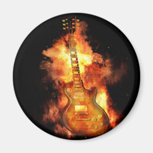 Imã Guitarra no fogo