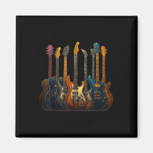 Imã Guitarras Guitarristas Música Presentes De Guitarr
