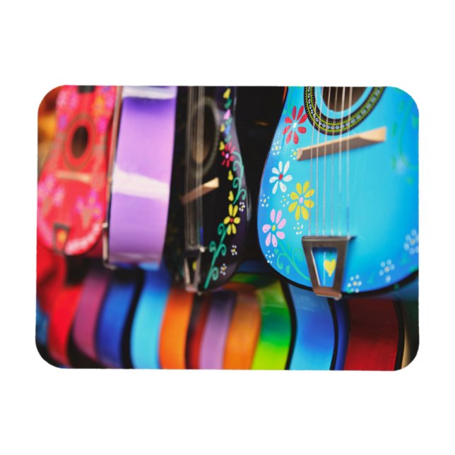 Ímã Guitarras Musicais Festivas Brilhantes (Horizontal)