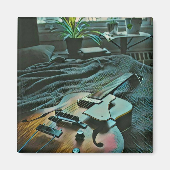 Imã Guitarrista acústico (Frente)