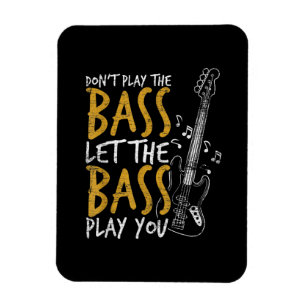 Ímã Guitarrista Deixou O Bass Guitar Aniversário
