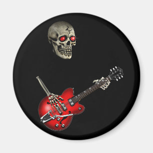 Imã Guitarrista do crânio