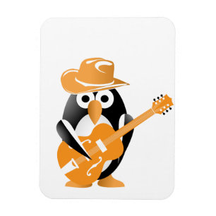 Ímã Guitarrista do pinguim