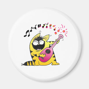 Imã Guitarrista louco do gato