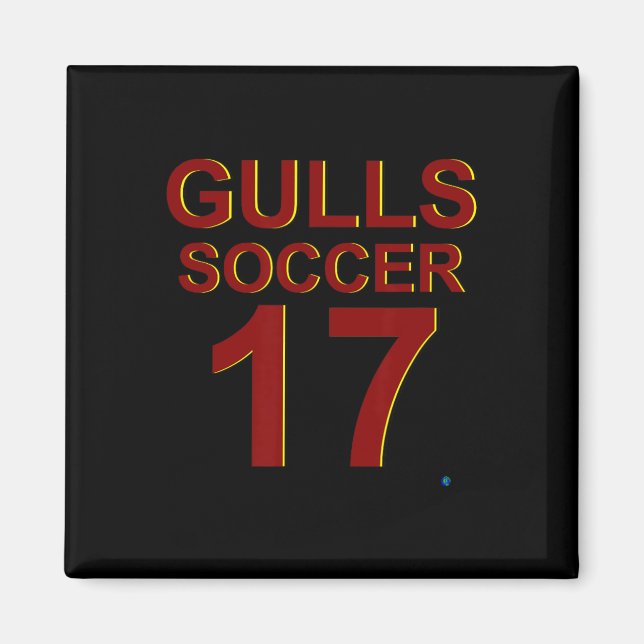 Imã Gulls Futebol 17  (Frente)