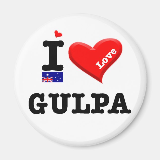 Imã GULPA - Eu Amo (Frente)