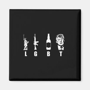 Imã Guns Beer Trump 2020 - Trump Pence Maga