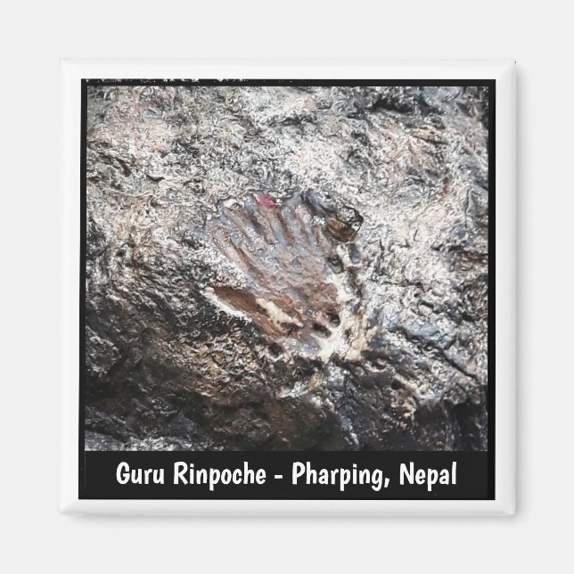 Imã Guru Rinpoche Hand Imprint, Pharping Cave - Nepal (Frente)