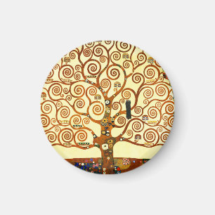 Imã Gustav Klimt A Árvore da Vida Arte Fina