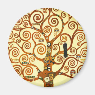 Imã Gustav Klimt A Árvore da Vida das Belas Artes