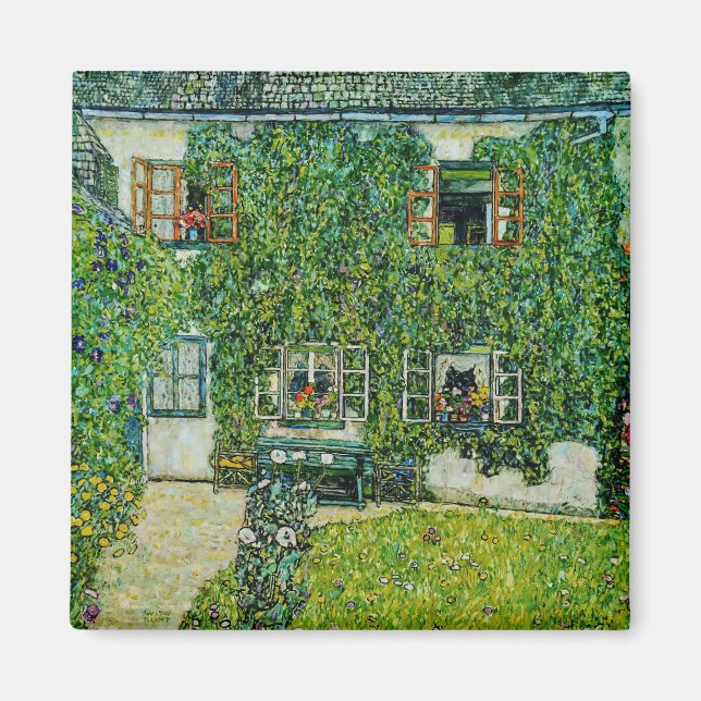 Imã Gustav Klimt - A Casa de Guardaboschi (Frente)