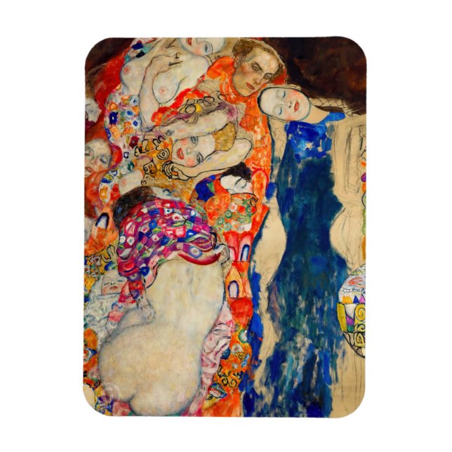 Ímã Gustav Klimt - A Noiva (inacabado) (Vertical)