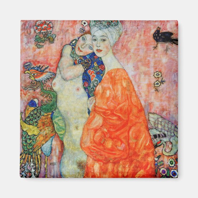 Imã Gustav Klimt - Amigas (Frente)