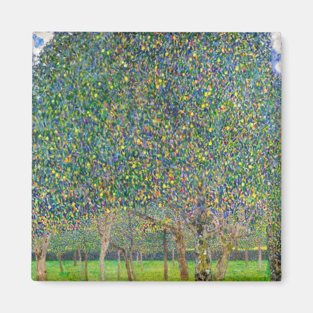 Imã Gustav Klimt - Árvore de pera (Frente)