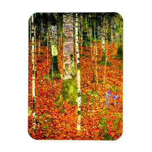 Ímã Gustav Klimt Birch Trees