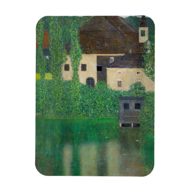 Ímã Gustav Klimt - Castelo de Água (Vertical)