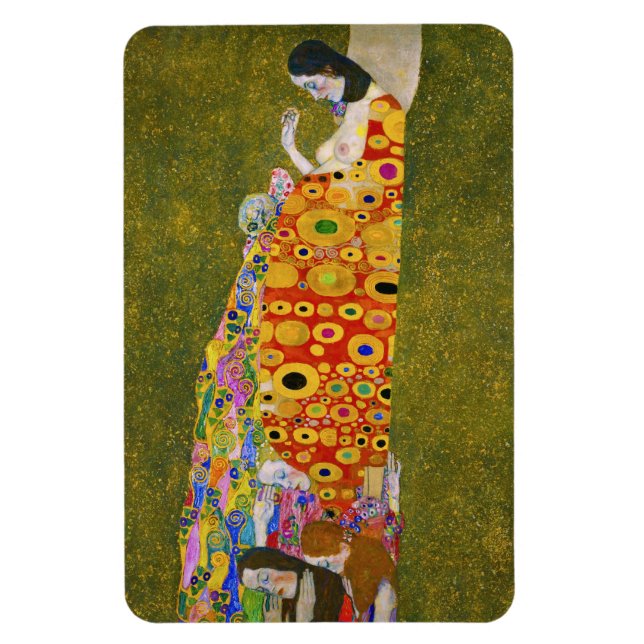 Ímã Gustav Klimt - Esperança II (Vertical)