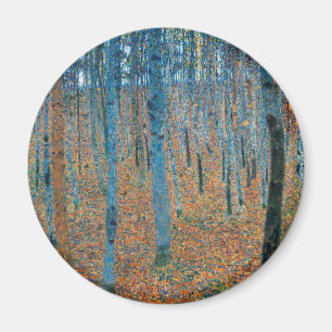 Imã Gustav Klimt Floresta de Faia Arte Fino Vintage