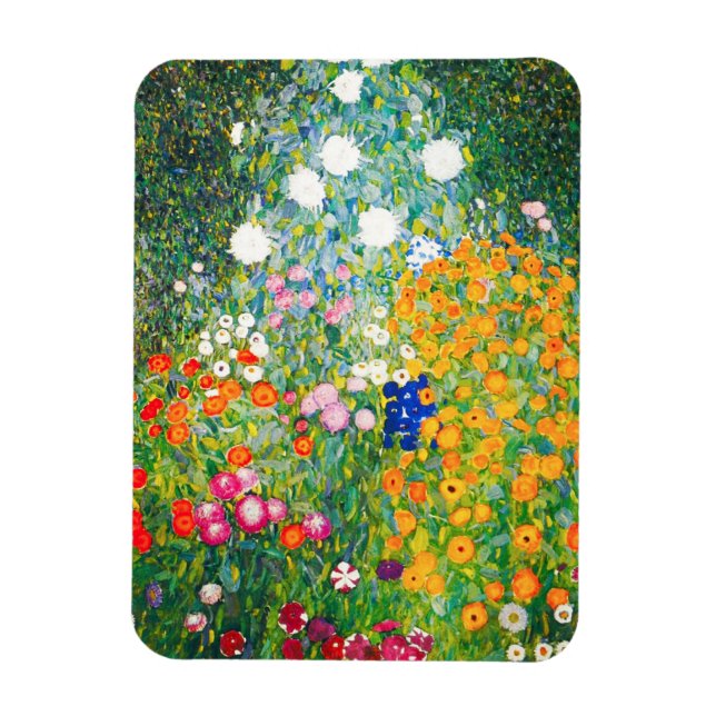 Ímã Gustav Klimt Flower Garden Magnet (Vertical)