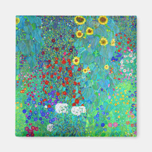Imã Gustav Klimt Garden com Girassóis