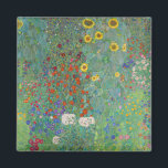 Imã Gustav Klimt - Jardim do País com Girassóis<br><div class="desc">Jardim do País com Girassóis/Jardim de Fazenda com Girassóis - Gustav Klimt em 1905-1906</div>