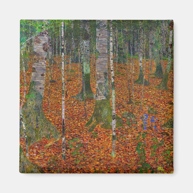 Imã Gustav Klimt - Madeira de Birch (Frente)