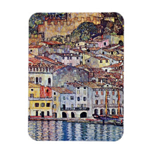 Ímã Gustav Klimt - Malcesine no Lago de Garda Itália