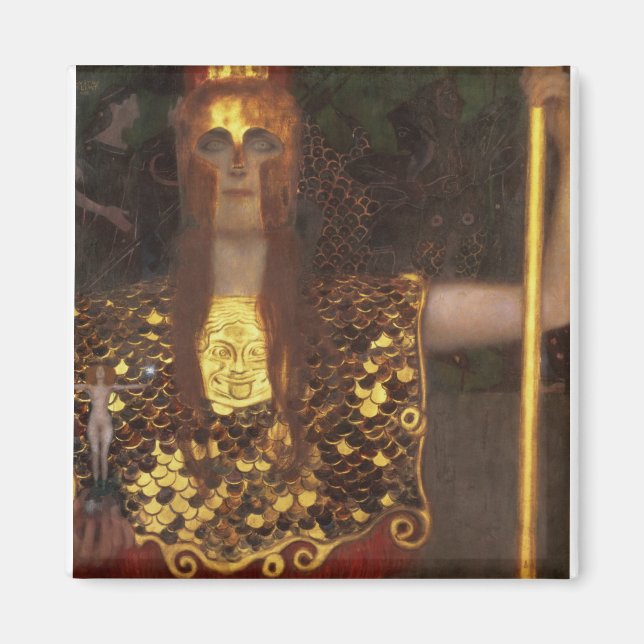 Imã Gustav Klimt - Minerva Ou Pallas Athena (Frente)