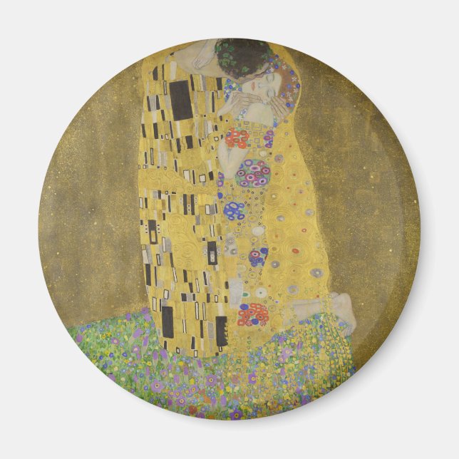 Imã Gustav Klimt "O Beijo" (Frente)
