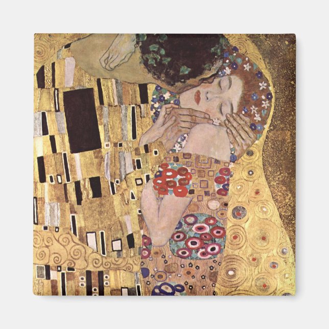 Imã Gustav Klimt ~ o Beijo (Frente)