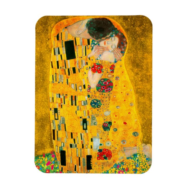 Ímã Gustav Klimt O Beijo (Vertical)