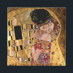Imã Gustav Klimt: O Beijo (Detalhe)<br><div class="desc">Um magnata clássico com um casal romântico compartilhando um beijo,  pintado pelo pintor simbolista austríaco Gustav Klimt. com.</div>