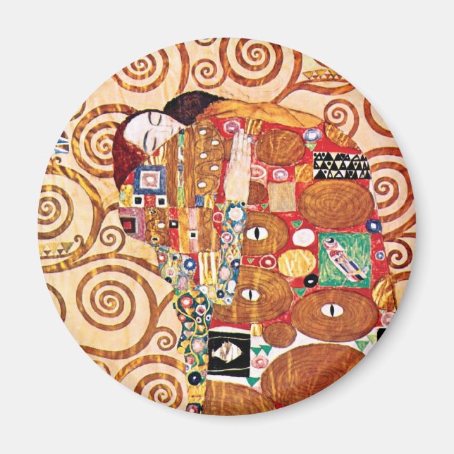 Imã Gustav Klimt - O Embrião - Pintura De Arte Bela (Frente)