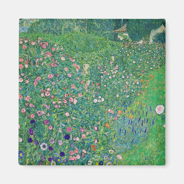 Imã Gustav Klimt - Paisagem do Jardim Italiano (Frente)