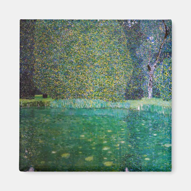 Imã Gustav Klimt - Parque Schloss Kammer am Attersee (Frente)