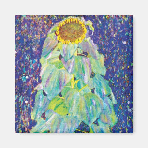 Imã Gustav Klimt - Pintura de Arte Fina do Girassol