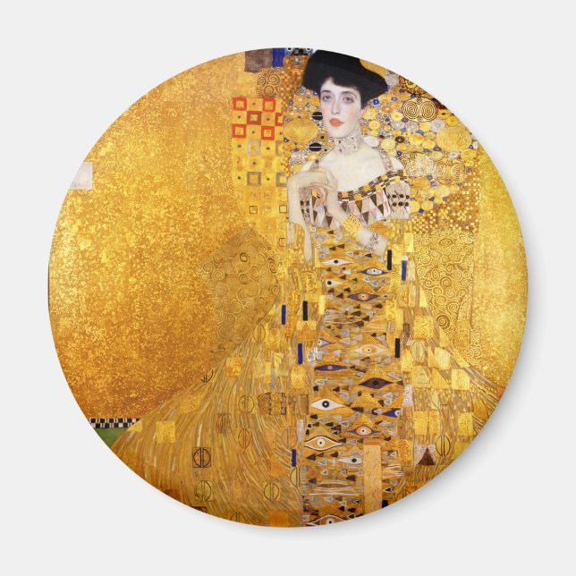 Imã Gustav Klimt Retrato de Adele Bloch-Bauer I (Frente)