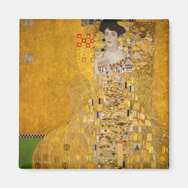 Imã Gustav Klimt - Retrato de Adele Bloch-Bauer I (Frente)