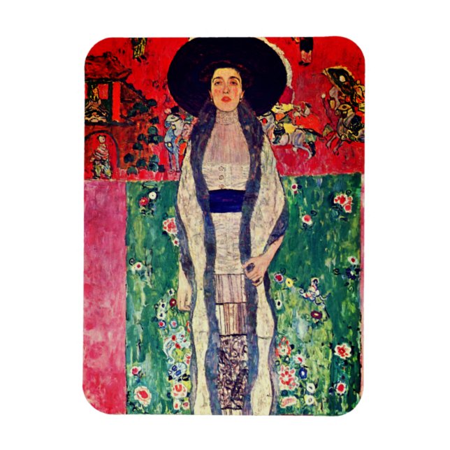 Ímã Gustav Klimt Retrato de Adele Bloch-Bauer II (Vertical)