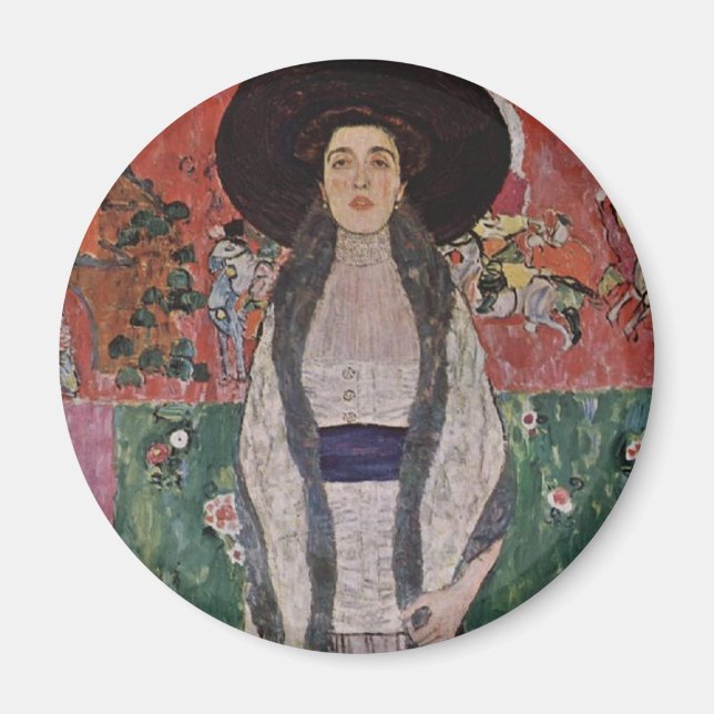 Imã Gustav Klimt Retrato de Adele Bloch-Bauer II (Frente)