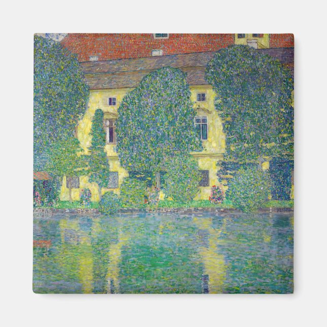 Imã Gustav Klimt - Schloss Kammer am Attersee III (Frente)