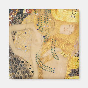Imã Gustav Klimt - Serpentes Aquáticas I