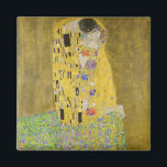 Imã Gustav Klimt - The Biss<br><div class="desc">Kuss Beijo/Der - Gustav Klimt em 1907-1908</div>