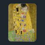 Ímã Gustav Klimt - The Biss<br><div class="desc">Kuss Beijo/Der - Gustav Klimt em 1907-1908</div>